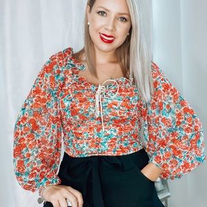 New Mabel Printed Floral Top from Free People